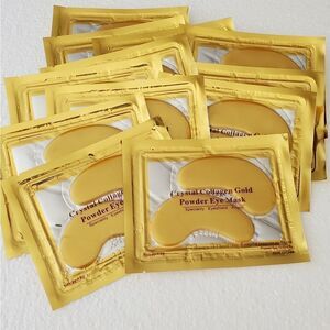 12 sets of Crystal Collagen Gold Powder Eye Masks NEW SEALED